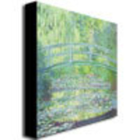 Trademark Fine Art Claude Monet 'Waterlily Pond-The Bridge II' Canvas Art, 18x18 BL0523-C1818GG